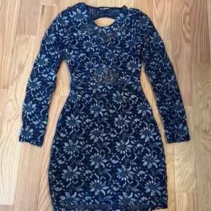 Floral long sleeve dress